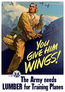 You Give Him Wings - WW2 Painting by War Is Hell Store