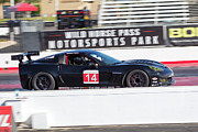 Z06 Corvette racing 3 Photograph by Darrell Foster