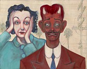 Zasu and Him... Painting by John Reynolds