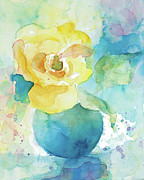 Abstract Vase Of Flowers I #1 Painting by Lanie Loreth