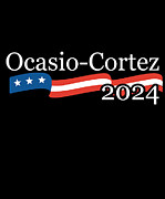 Alexandria Ocasio Cortez 2024 #1 Digital Art by Flippin Sweet Gear