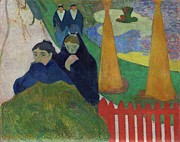 Arlesiennes Painting by Paul Gauguin
