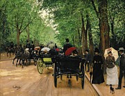 Bois De Boulogne Painting by Jean Beraud Bois De Boulogne Painting by Jean Beraud
