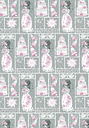 Bridal Pattern #1 Drawing by CSA Images Bridal Pattern #1 Drawing by CSA Images