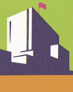 Building #1 Drawing by CSA Images Building #1 Drawing by CSA Images