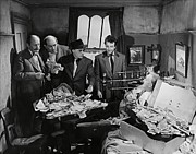 CECIL PARKER , HERBERT LOM , PETER SELLERS and ALEC GUINNESS in THE LADYKILLERS -1955-. #1 Photograph by Album