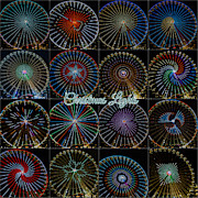 Christmas Lights #1 Mixed Media by Eva Lechner