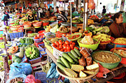 Colorful vegetables for sale #1 Photograph by Steve Estvanik
