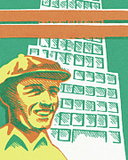 Construction Worker #1 Drawing by CSA Images