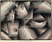 Crystal Gradation Painting by Paul Klee