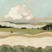 Cumulus Landscape I #1 Painting by Emma Scarvey