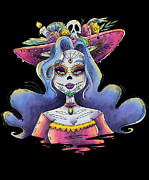 Day Of The Dead La Calavera Catrina #1 Digital Art by Flippin Sweet Gear