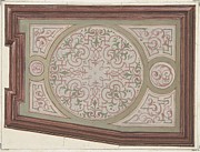 Design For Ceiling, Hotel Hope Painting by Jules-edmond-charles Lachaise Design For Ceiling, Hotel Hope Painting by Jules-edmond-charles Lachaise