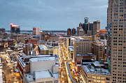 Downtown Detroit #1 Photograph by Science Photo Library