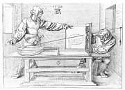 Engraving Of Durer Measuring Perspective For Art #1 Photograph by Science Photo Library