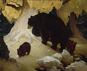 Fall In The Foothills Painting by W. Herbert Dunton