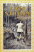 Field & Stream Magazine Cover August 1910 #1 Painting by Field & Stream