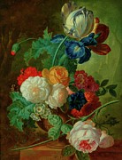 Flowerpiece Painting by Jan Van Os