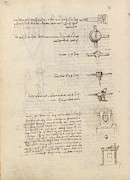 Folio f 100v. Codex Madrid I -Ms. 8937- 'Treaty of statics and mechanics', 192 folios with 384 pa... #1  by Album