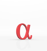 Greek Letter Alpha, Lower Case #1 Digital Art by David Parker