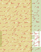 Hand Written Letter #1 Drawing by CSA Images Hand Written Letter #1 Drawing by CSA Images