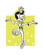 Happy Boy Prince #1 Drawing by CSA Images