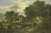 Landscape. #1 Painting by Julien Joseph Ducorron Landscape. #1 Painting by Julien Joseph Ducorron