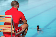 Lifeguard In Chair #1 Photograph by Science Photo Library
