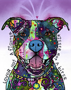 Lover Not A Fighter #1 Mixed Media by Dean Russo