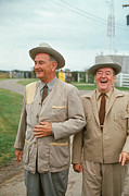 Lyndon B. Johnson and Hubert H. Humphrey #1 Photograph by John Dominis