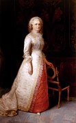 Martha Dandridge Custis Washington Painting by Eliphalet Frazer Andrews