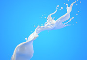 Milk Splash In The Air #1 Photograph by Science Photo Library
