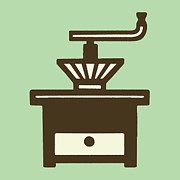Old Fashioned Coffee Grinder #1 Drawing by CSA Images