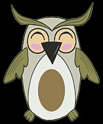 Owl Nightbird Bird Nocturnal #1 Digital Art by Mister Tee
