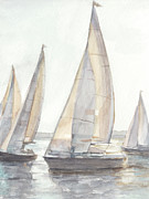 Plein Air Sailboats I #1 Painting by Ethan Harper