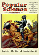 Popular Science Magazine Cover October 1935 #1 Drawing by Popular Science