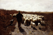 Return Of The Flock Painting by Anton Mauve