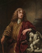 Self Portrait, Circa 1669 Painting by Ferdinand Bol