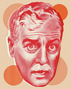 Shocked Man #1 Drawing by CSA Images Shocked Man #1 Drawing by CSA Images