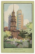 St. Pauls Chapel Painting by Rachael Robinson Elmer St. Pauls Chapel Painting by Rachael Robinson Elmer