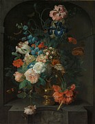 Still Life with Flowers. #1 Painting by Coenraet Roepel Still Life with Flowers. #1 Painting by Coenraet Roepel