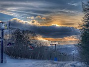 Sunrise at Okemo Mountain #1 Photograph by Pat Moore