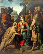The Adoration Of The Kings Painting by Jose Juarez