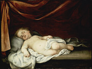 The Christ Child Asleep Painting by Bartolome Esteban Murillo