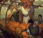 The Offering Painting by Saturnino Herran