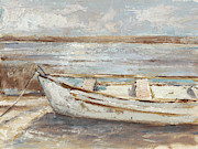 Weathered Rowboat II #1 Painting by Ethan Harper
