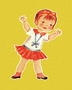 Young Girl #1 Drawing by CSA Images
