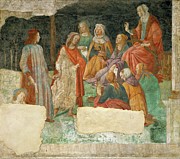 Young Man Before The Seven Liberal Arts Painting by Sandro Botticelli Young Man Before The Seven Liberal Arts Painting by Sandro Botticelli