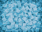 Blue Cubes #10 Photograph by Science Photo Library
