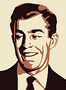 Portrait of a Man #10 Drawing by CSA Images Portrait of a Man #10 Drawing by CSA Images